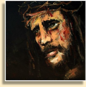 Gekruisigde Jesus deur Carole Foret